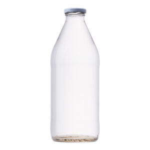 Botella lechera 1 litro + tapa